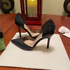 Sam Edelman heels NAVY Leather